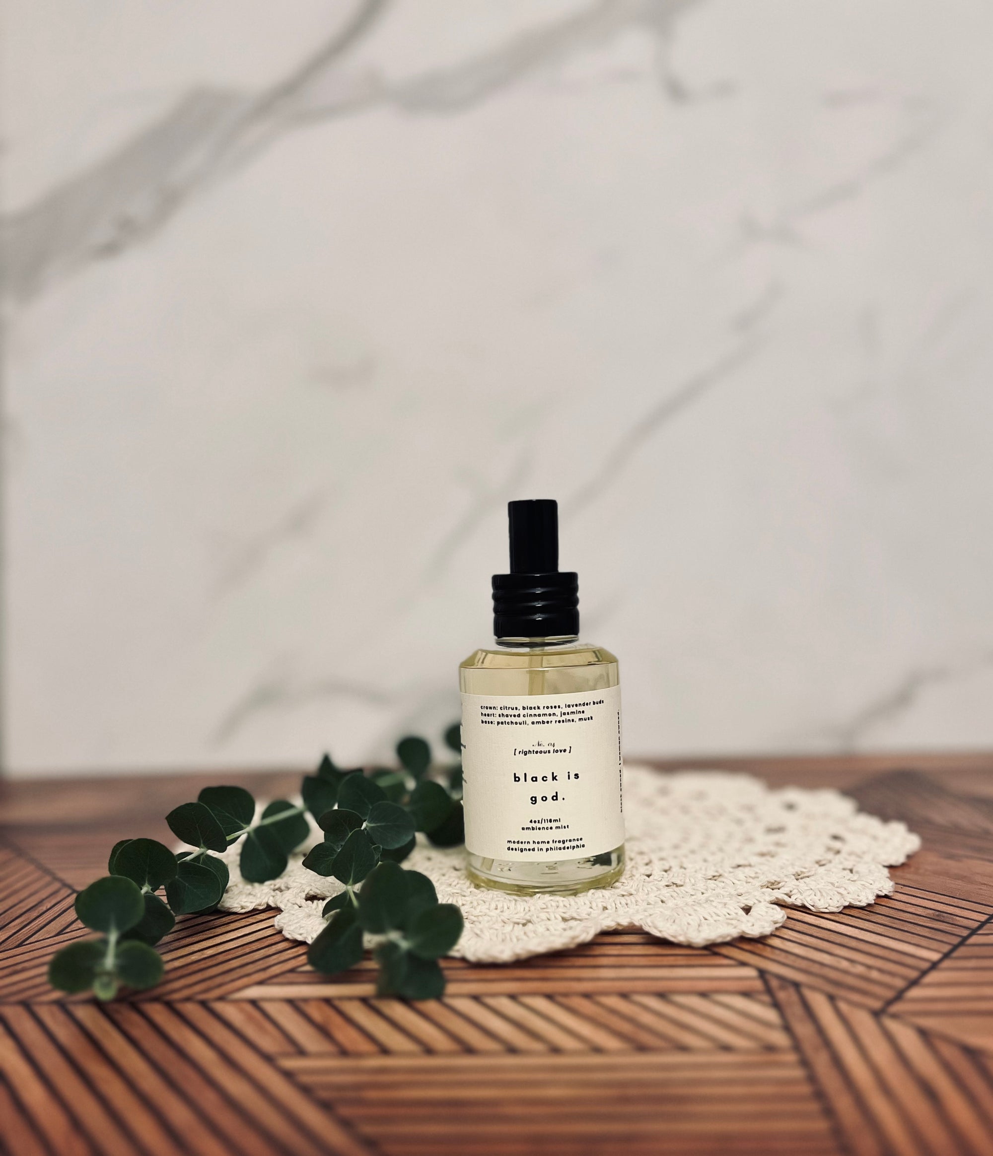 black is god. | ambience mist.