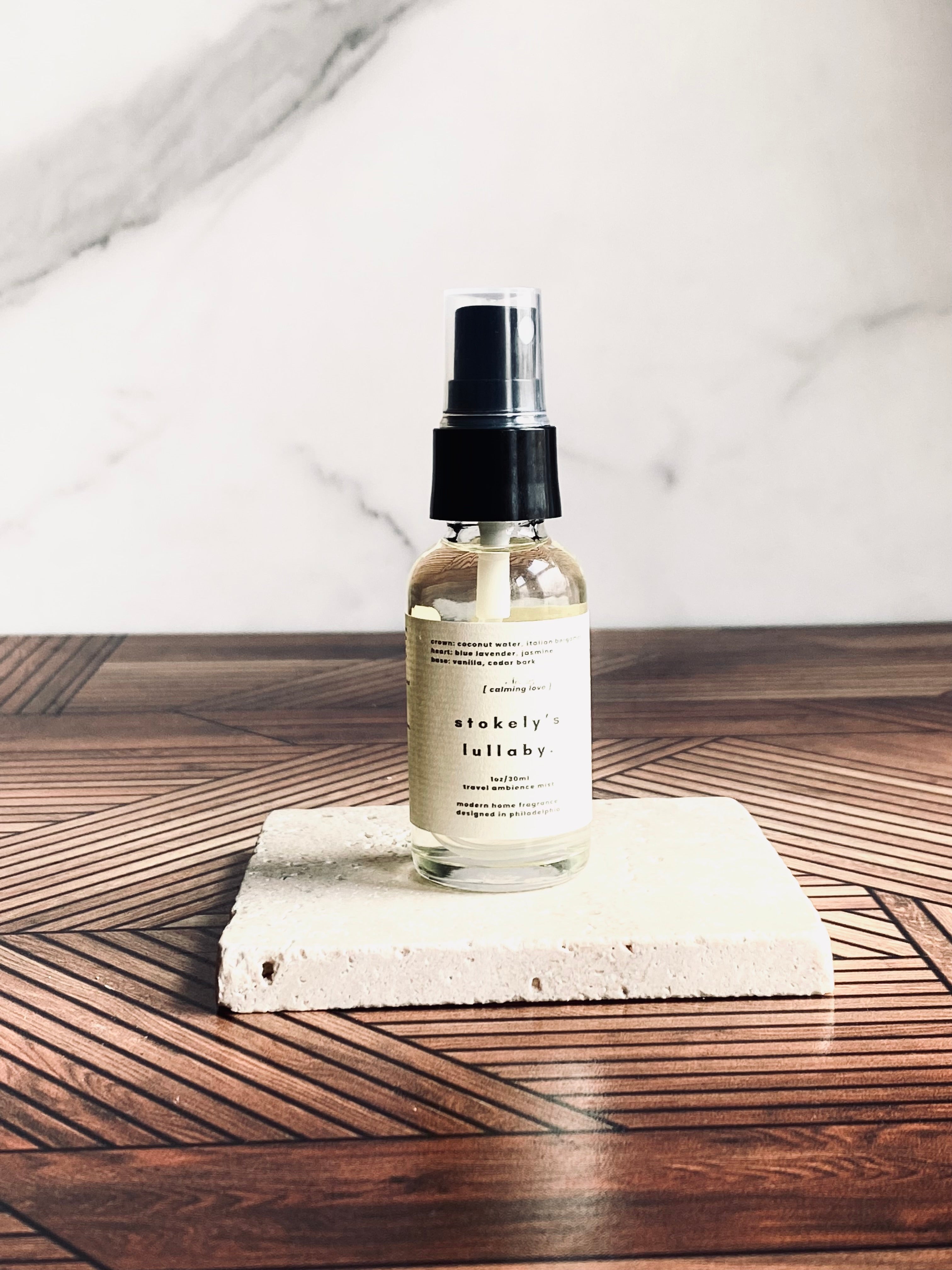 stokely&#39;s lullaby. | travel ambience mist.